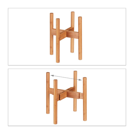 Plant stand in bamboo