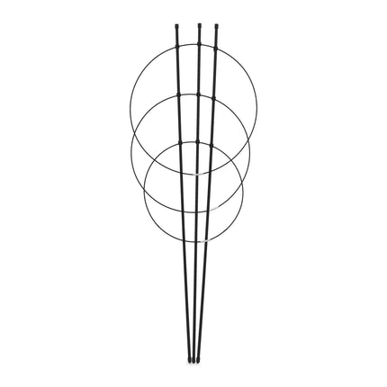 Plant support 76 cm black, set of 2