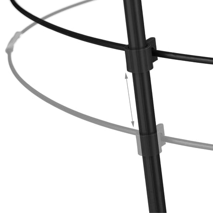 Opora pro rostliny 76 cm černá, sada 6 ks