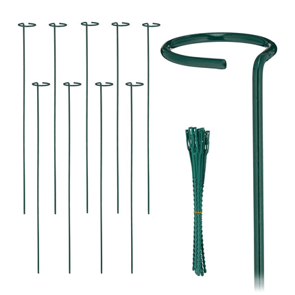 Pflanzenstützen aus Metall 10er-Pack
