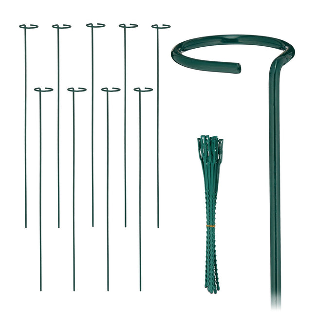 Pflanzenstützen aus Metall 10er-Pack
