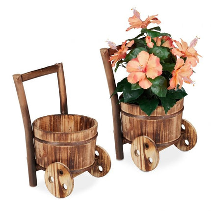 Plant wheelbarrow set of 2