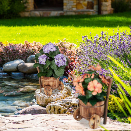 Plant wheelbarrow set of 2