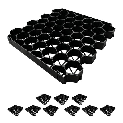 Plastic Lawn Grid for Driveways and Paths, 50x50 cm
