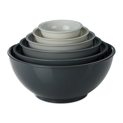 Kunststoff-Rührschüssel-Set, 6-teilig, ineinander nestbares Design