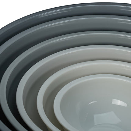 Kunststoff-Rührschüssel-Set, 6-teilig, ineinander nestbares Design