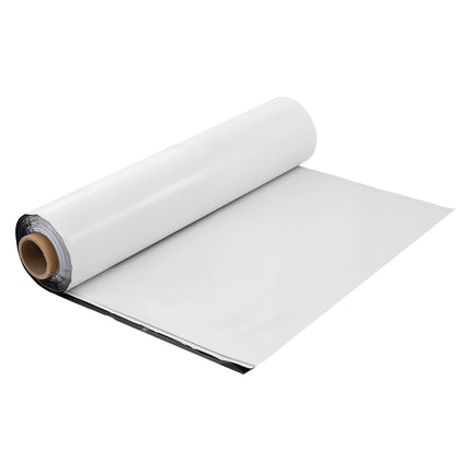 Plastic Sheeting Roll, 10 x 100 ft, 6 Mil, Black White