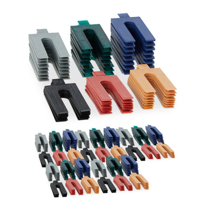 Plastic Spacer Plates, 288 Pack – 6 Thickness Options