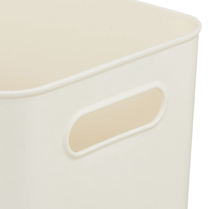 Plastic Storage Box Set with Bamboo Lids, Stackable