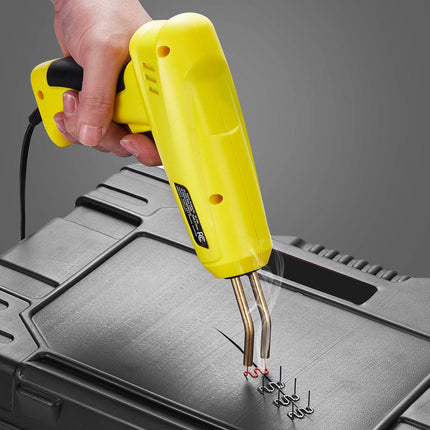 Plastic Welding Kit, 220W Welder, 800 Staples, 56 Rods