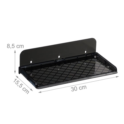 Plastic bed shelf