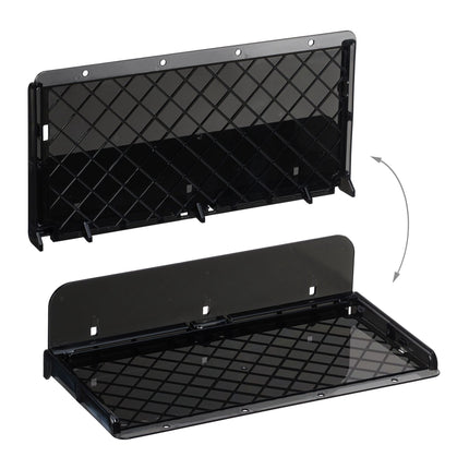 Plastic bed shelf