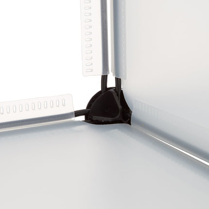 Plastic shoe shelf with 12 compartments