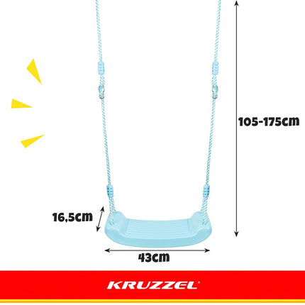 Plastic swing - blue 25446