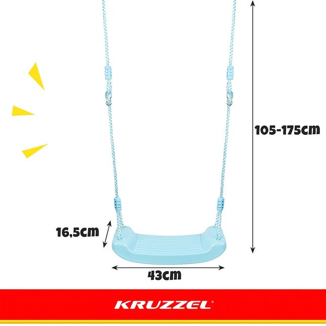 Plastová houpačka – modrá 25446