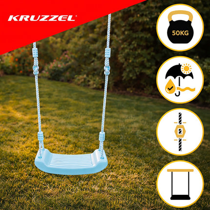 Plastic swing - blue 25446