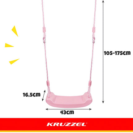Plastová houpačka – růžová 25445