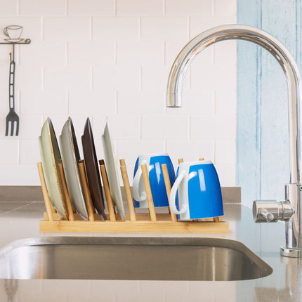 Plate rack bamboo