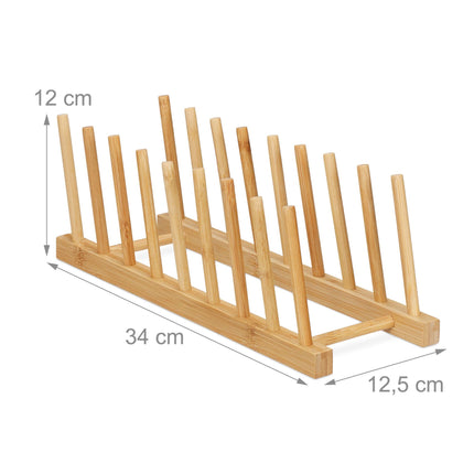 Plate rack bamboo