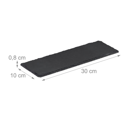 Plate set slate tiles 30x10 cm