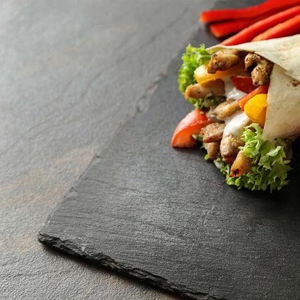 Plate set slate tiles 30x10 cm