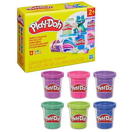 Play-Doh Compound Sparkle Collection 6 Pcs