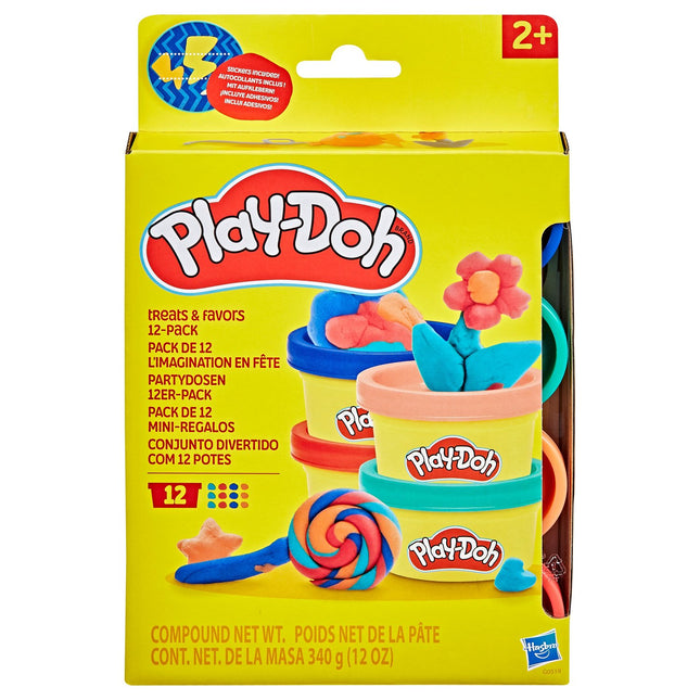Play-Doh Knetmasse Leckereien und Mitgebsel, 12er-Pack