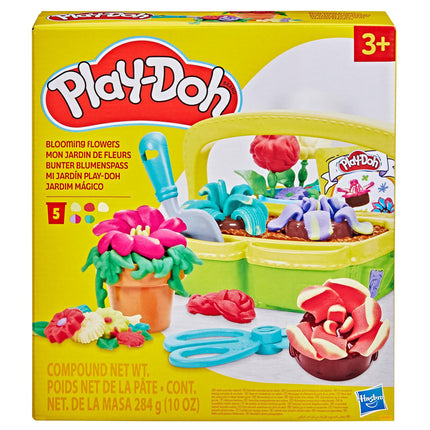 Play-Doh Spielset mit blühenden Blumen und Kreativwerkzeugen
