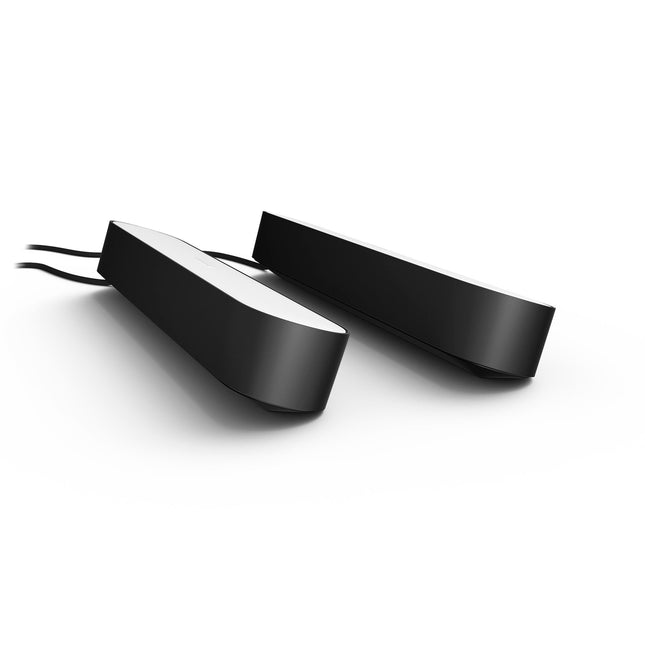 Play Light Rail Weiß und Farbambiente Schwarz 2er-Pack
