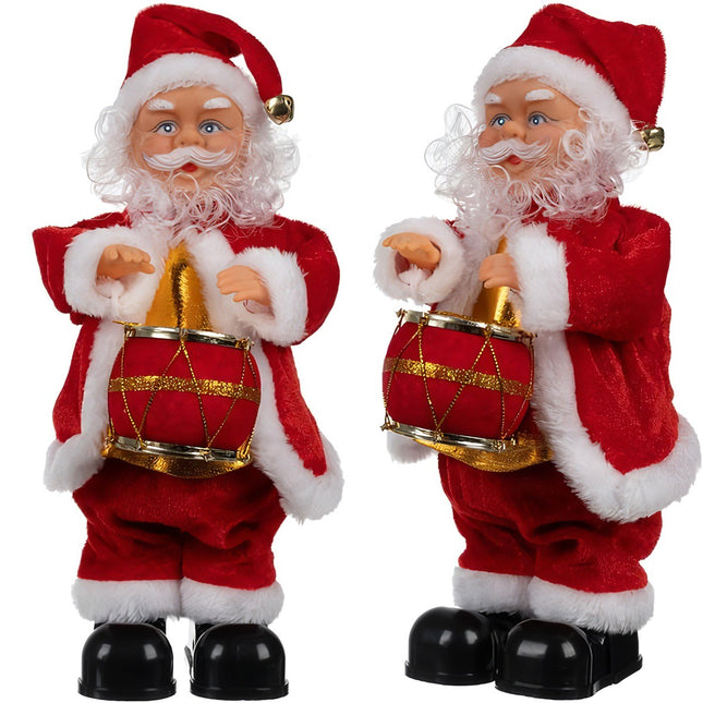 Spielender Weihnachtsmann - Figur 30cm Ruhhy 22162 