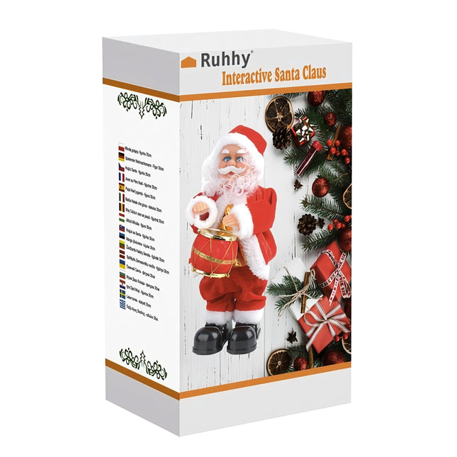 Spielender Weihnachtsmann - Figur 30cm Ruhhy 22162 