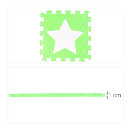 Hrací podložka puzzle, hvězda