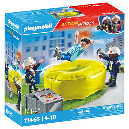Playmobil Action Heroes Feuerwehr mit Rettungskissen 71465