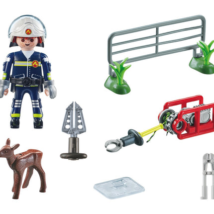 Playmobil Action Heroes Firefighting Mission: Animal Rescue 71467