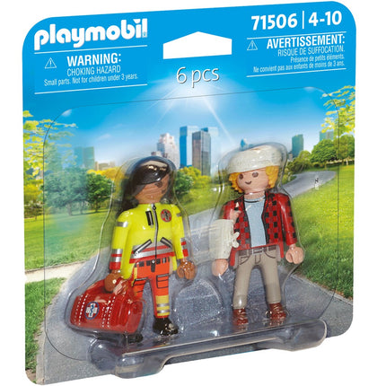 Playmobil Duopacks Sanitäter mit Patient 71506