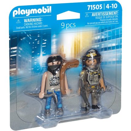 Playmobil Duopacks Taktische Polizei mit Dieb 71505