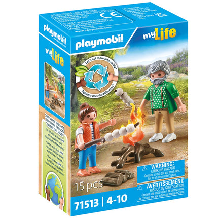 Playmobil My Life táborák s marshmallow 71513