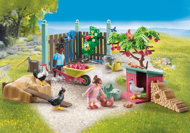 Playmobil Mein Leben Kleiner Hühnerstall Im Tiny House Garten 71510