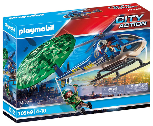 Playmobil Polizei Fallschirm-Suchaktion 70569