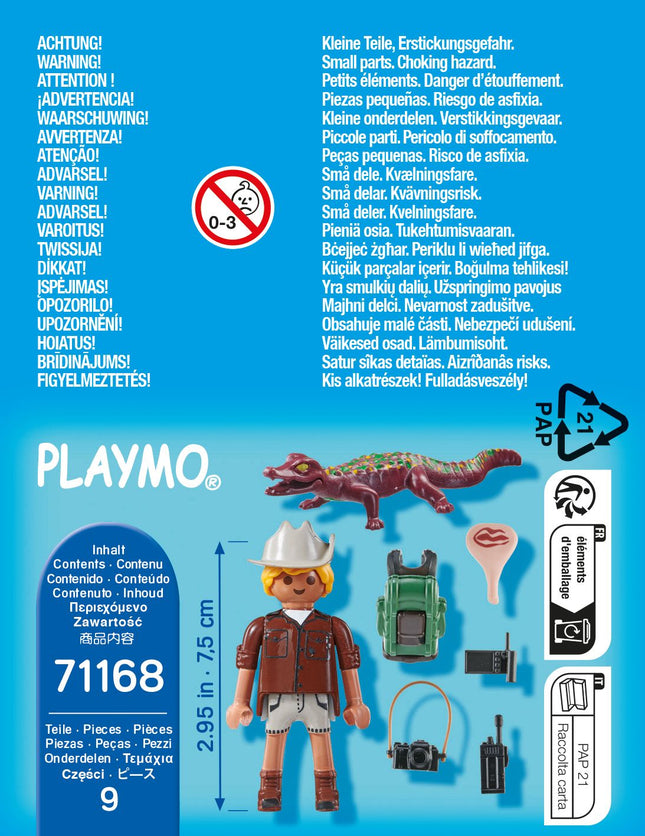 Playmobil Special Plus Forscher mit jungem Kaiman 71168