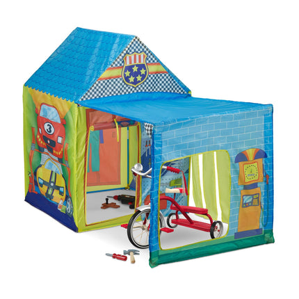 Play tent car workshop
