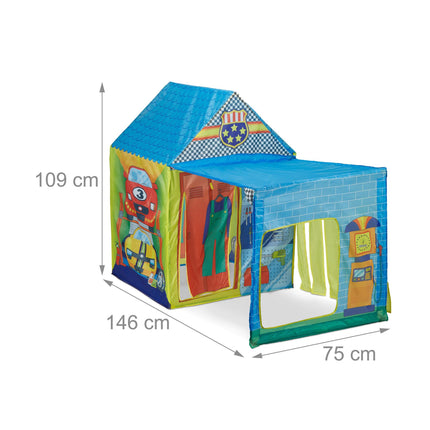 Play tent car workshop