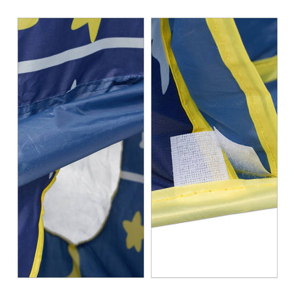 Play tent with moon and stars