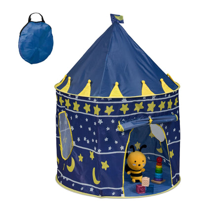 Play tent with moon and stars