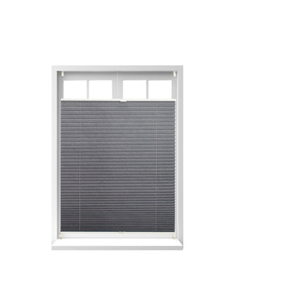 Store plissé gris sans perçage
