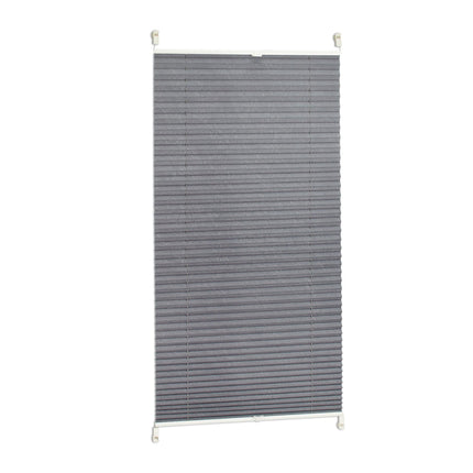 Pleated blind gray without drilling