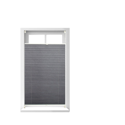 Store plissé gris sans perçage