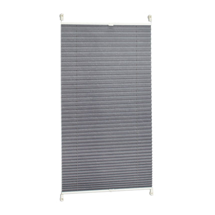 Store plissé gris sans perçage