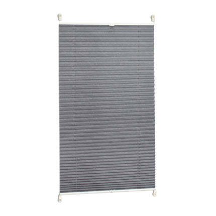 Store plissé gris sans perçage
