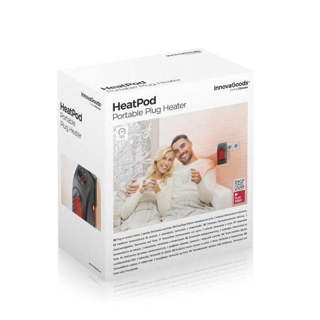 Zásuvkový keramický ohřívač Heatpod InnovaGoods 400W